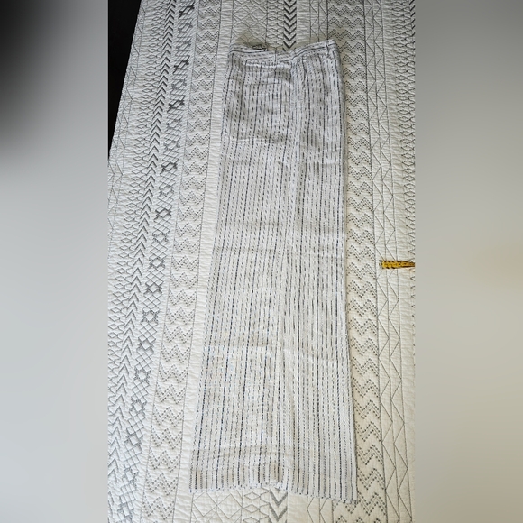 NWT Madewell The Zoe Striped Wide-Leg 100% Linen Pants Sz 6 - Picture 2 of 10